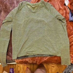 Yellow and Green Lululemon Swiftly